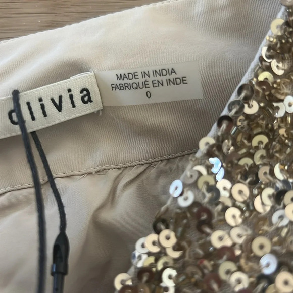 NWT ALICE + OLIVIA CATRINA SEQUIN TULLE SKIRT - Picture 9 of 11